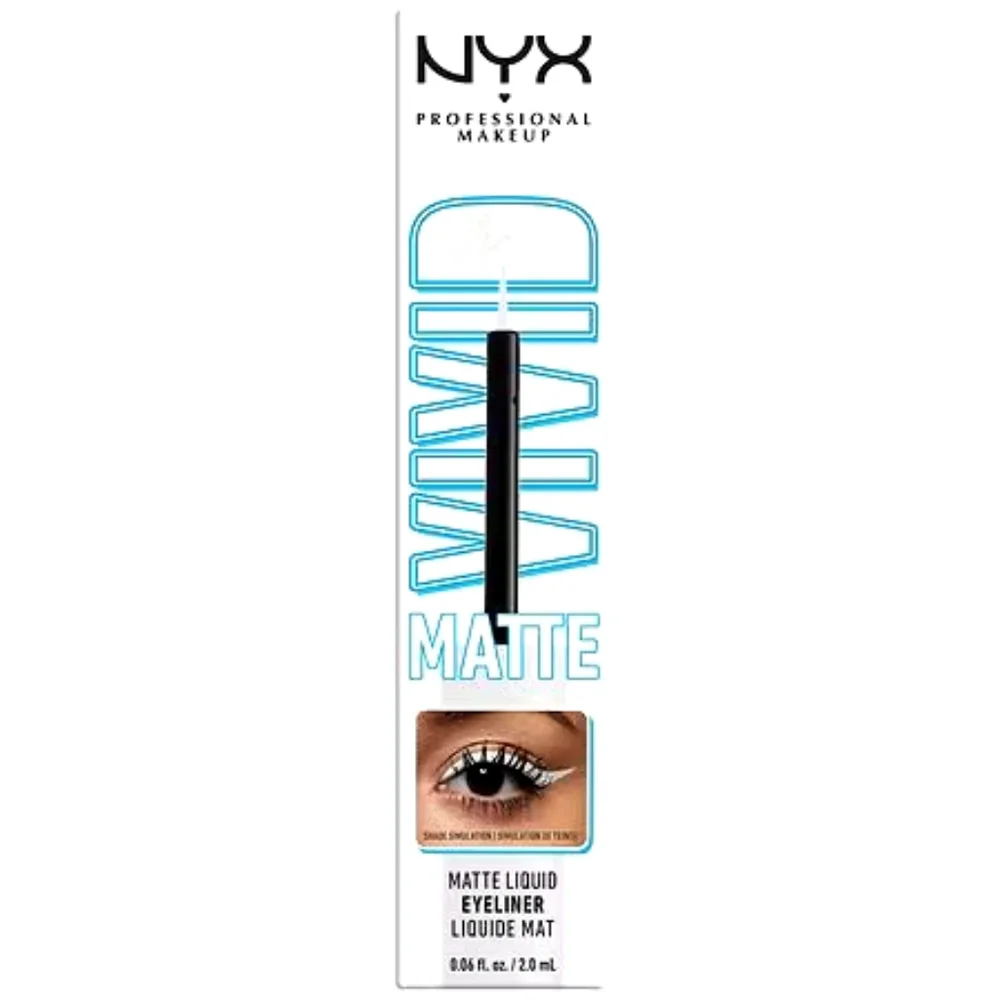 NYX Professional Makeup Vivid Matte Liquid Liner, White